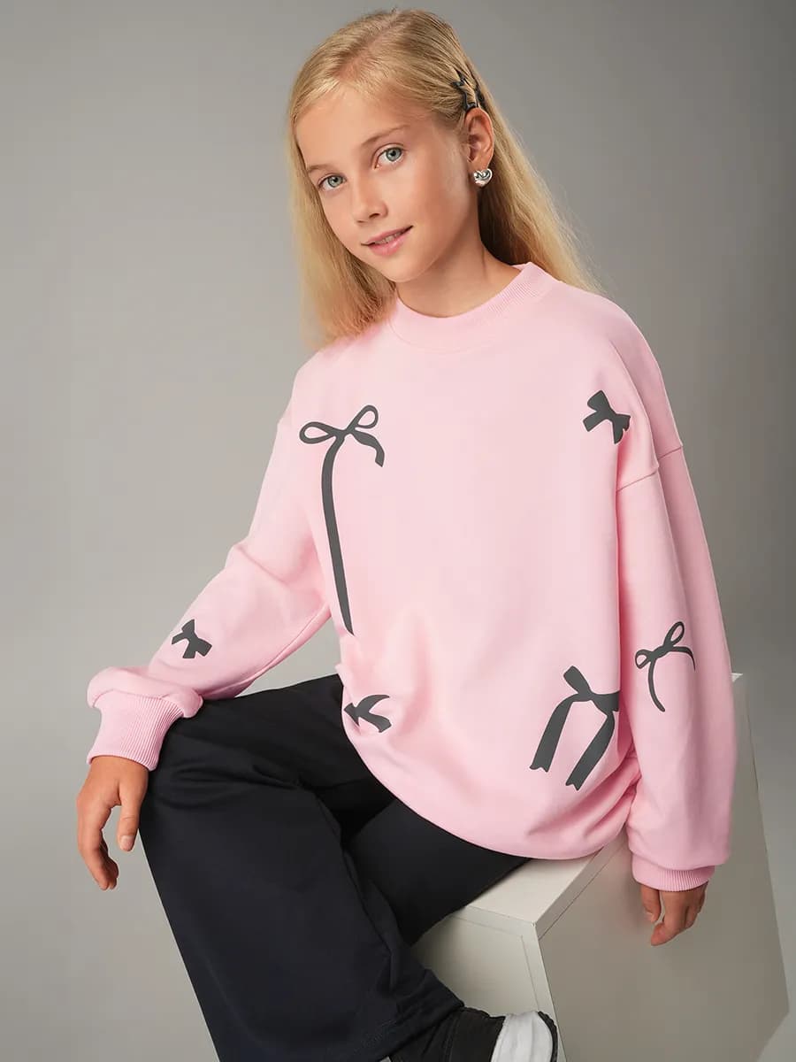 Свитшот детский оверсайз из футера