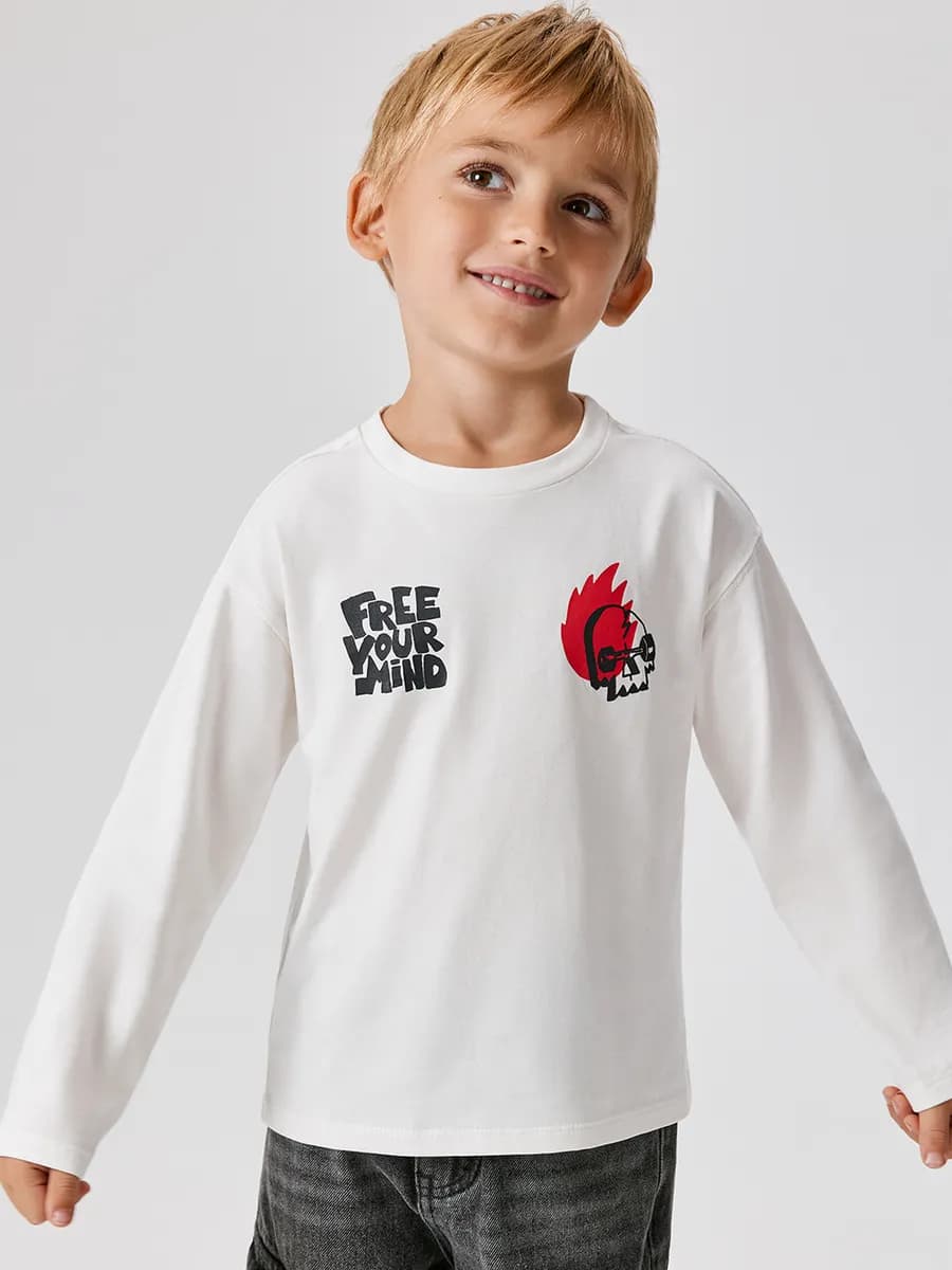 Лонгслив с длинным рукавом