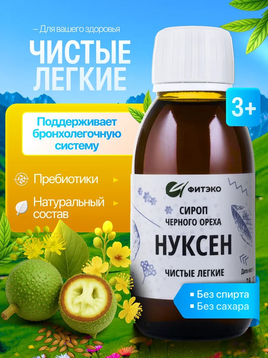 Сироп от кашля и бронхита
