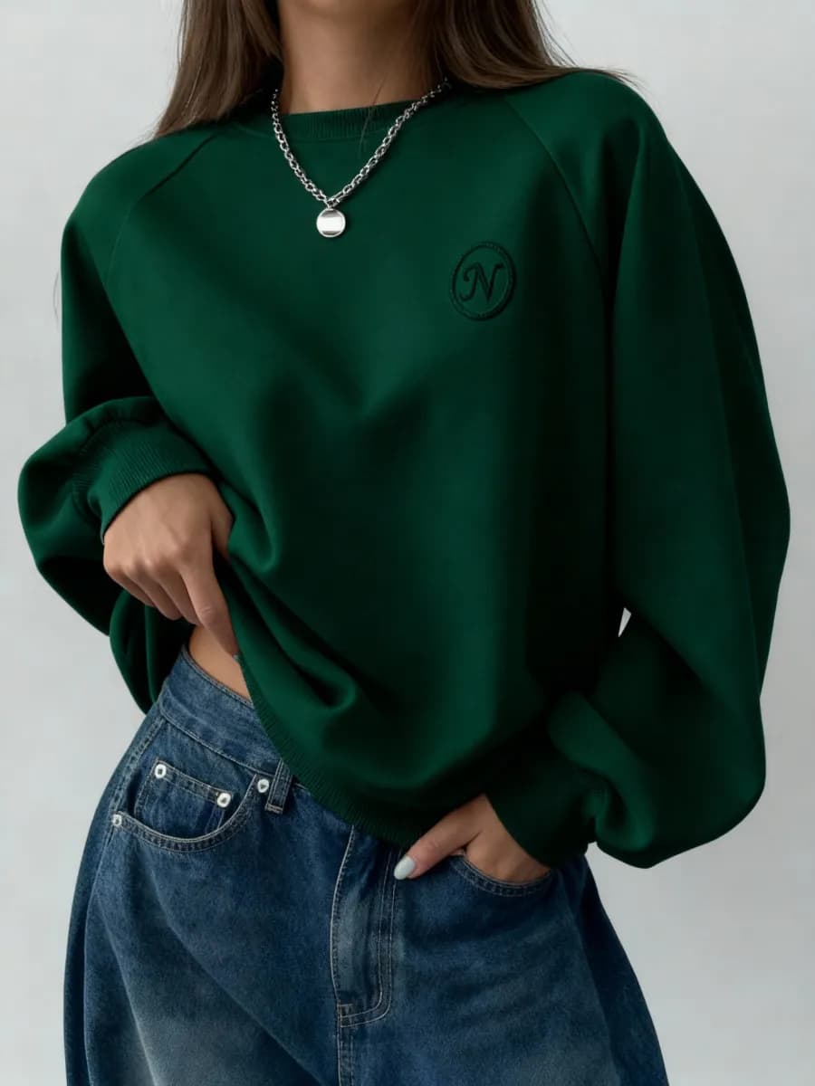 Свитшот женский оверсайз