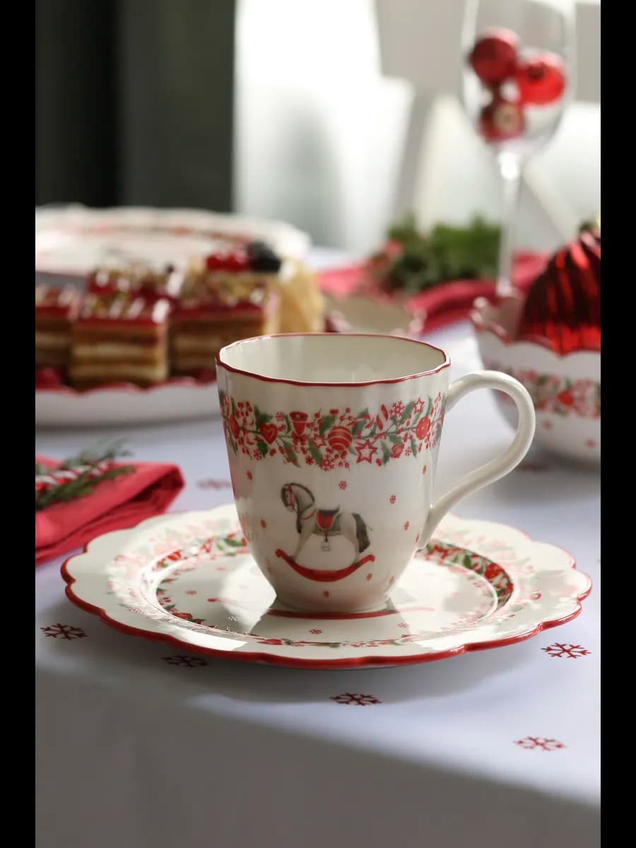 Набор кружек новогодних 350мл "Christmas Traditions" 2 шт