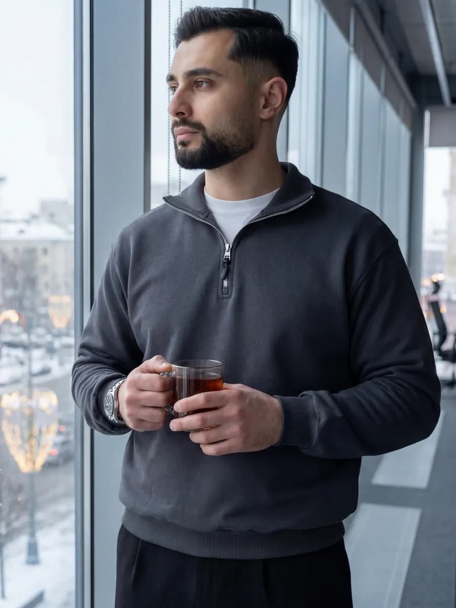 Свитшот на молнии