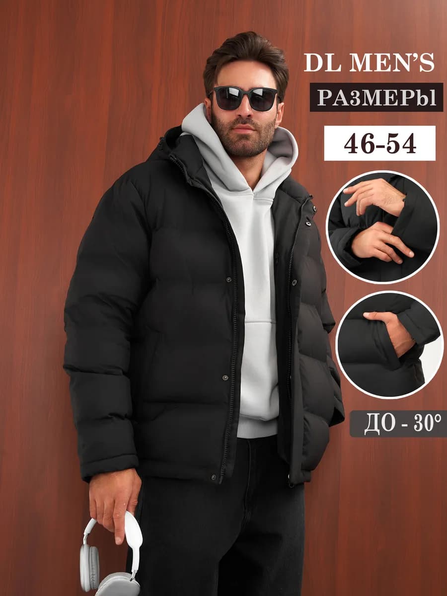 Куртка зимняя c капюшона