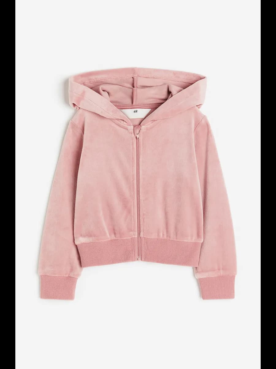 Толстовка детская велюровая с капюшоном