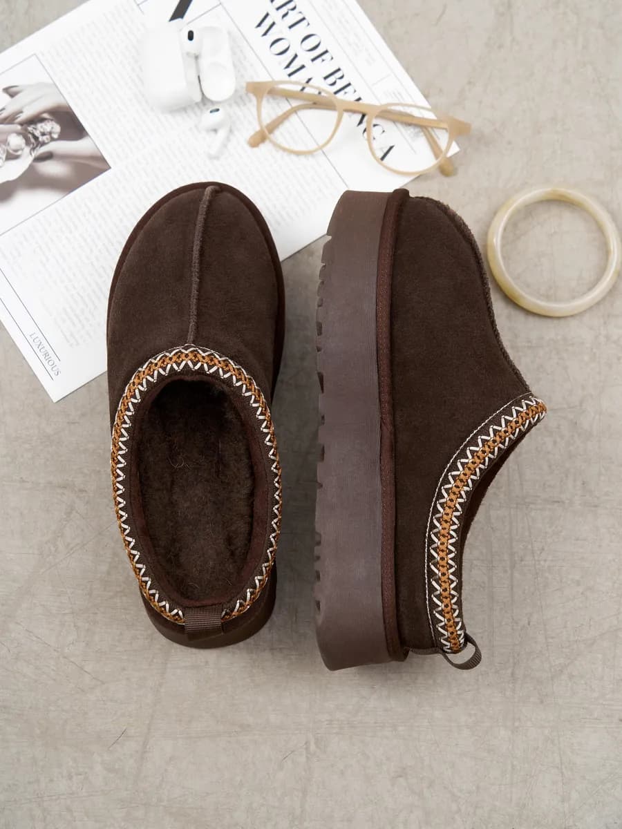 Угги зимние из натуральной замши