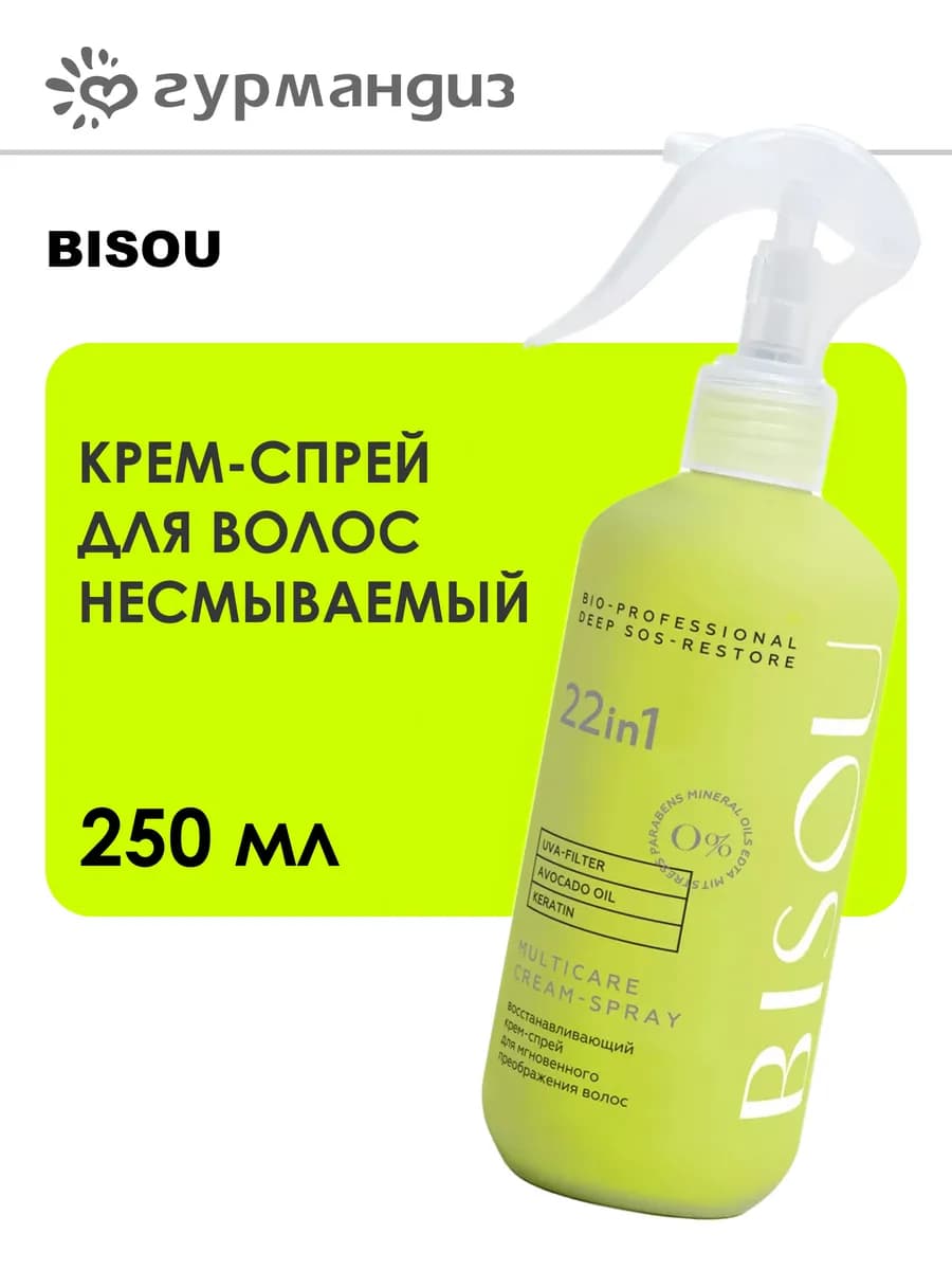 Крем-спрей для волос несмываемый Deep SOS-Restore 250 мл