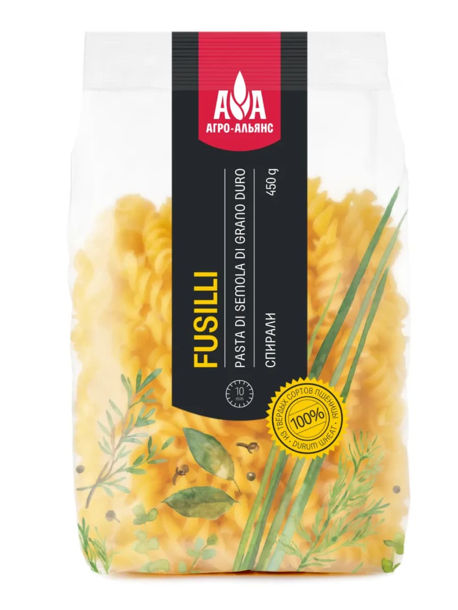 Макаронные изделия гр А Спирали 450 г