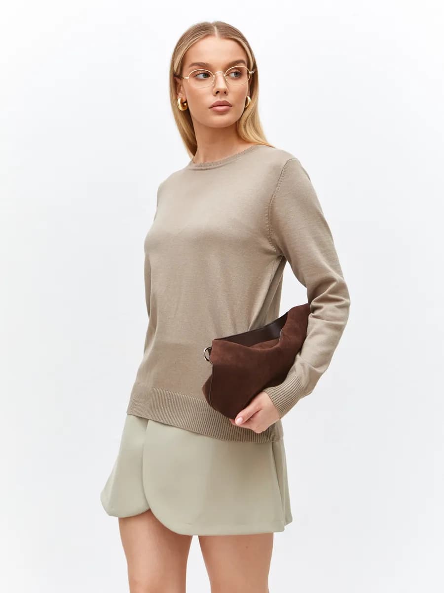 Джемпер кофта с длинным рукавом офисный