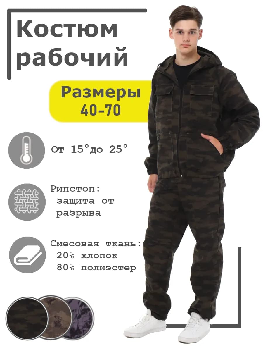 Костюм рыболовный камуфляж