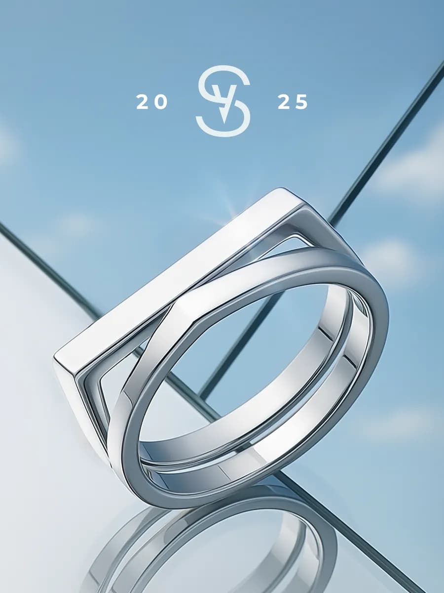 Кольцо серебро 925 пробы ювелирное классическое