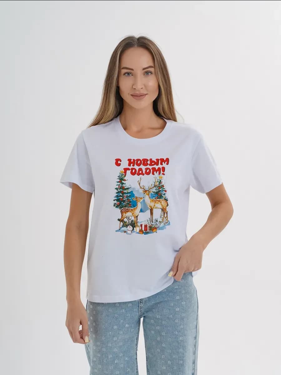 Футболка новогодняя детская