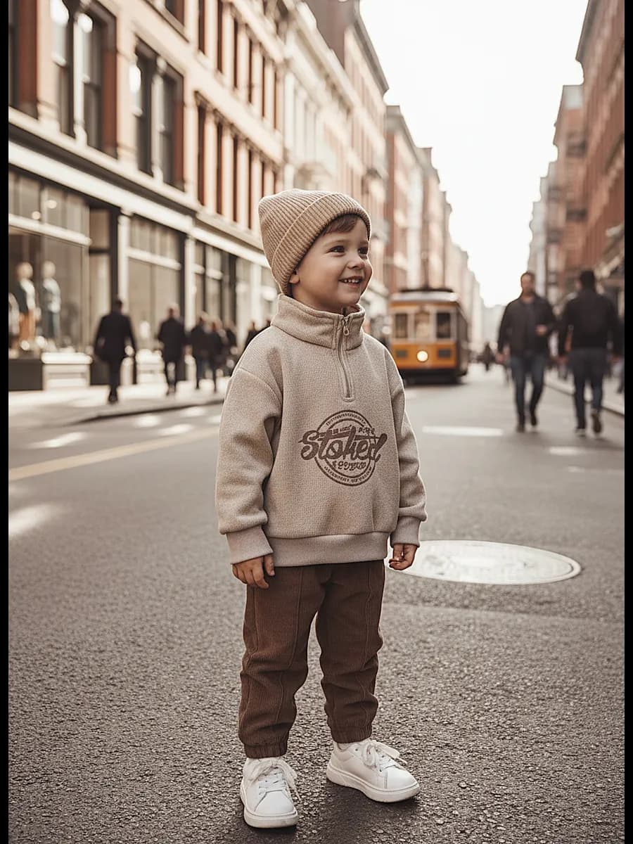 Костюм для мальчика теплый с начесом утеплителем