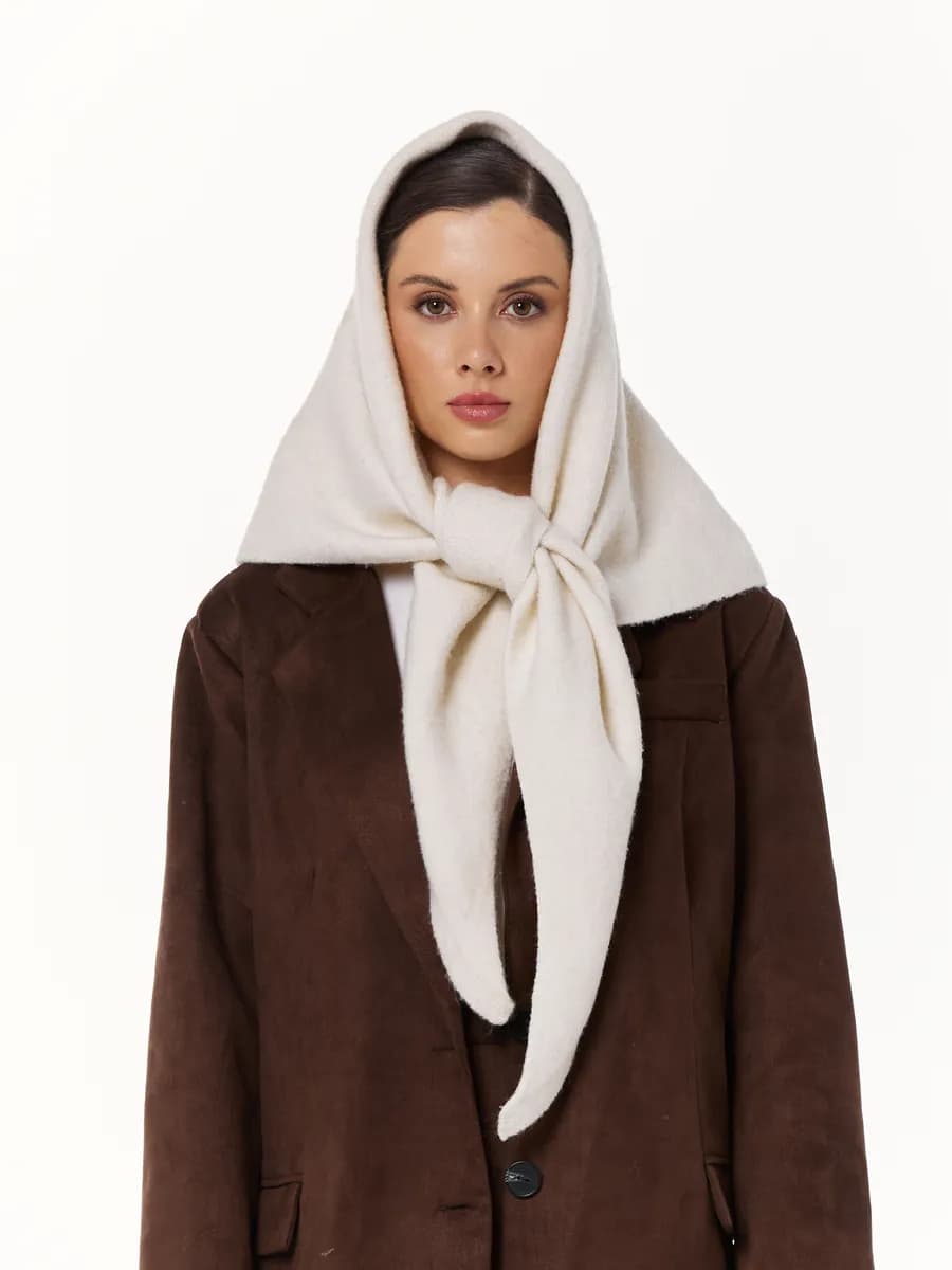 Платок косынка из шерсти - фото 1