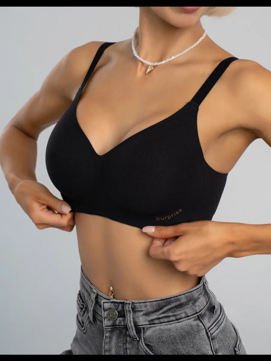 бюстгальтер бесшовный без косточек топ спортивный