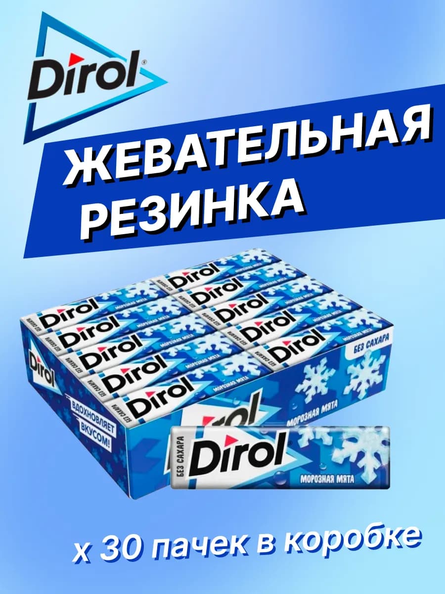 Жвачка Морозная мята без сахара