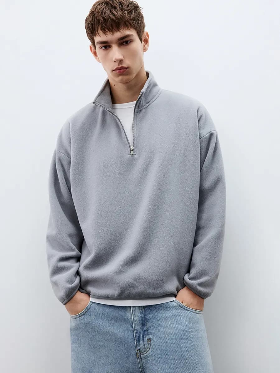 Толстовка флисовая с молнией