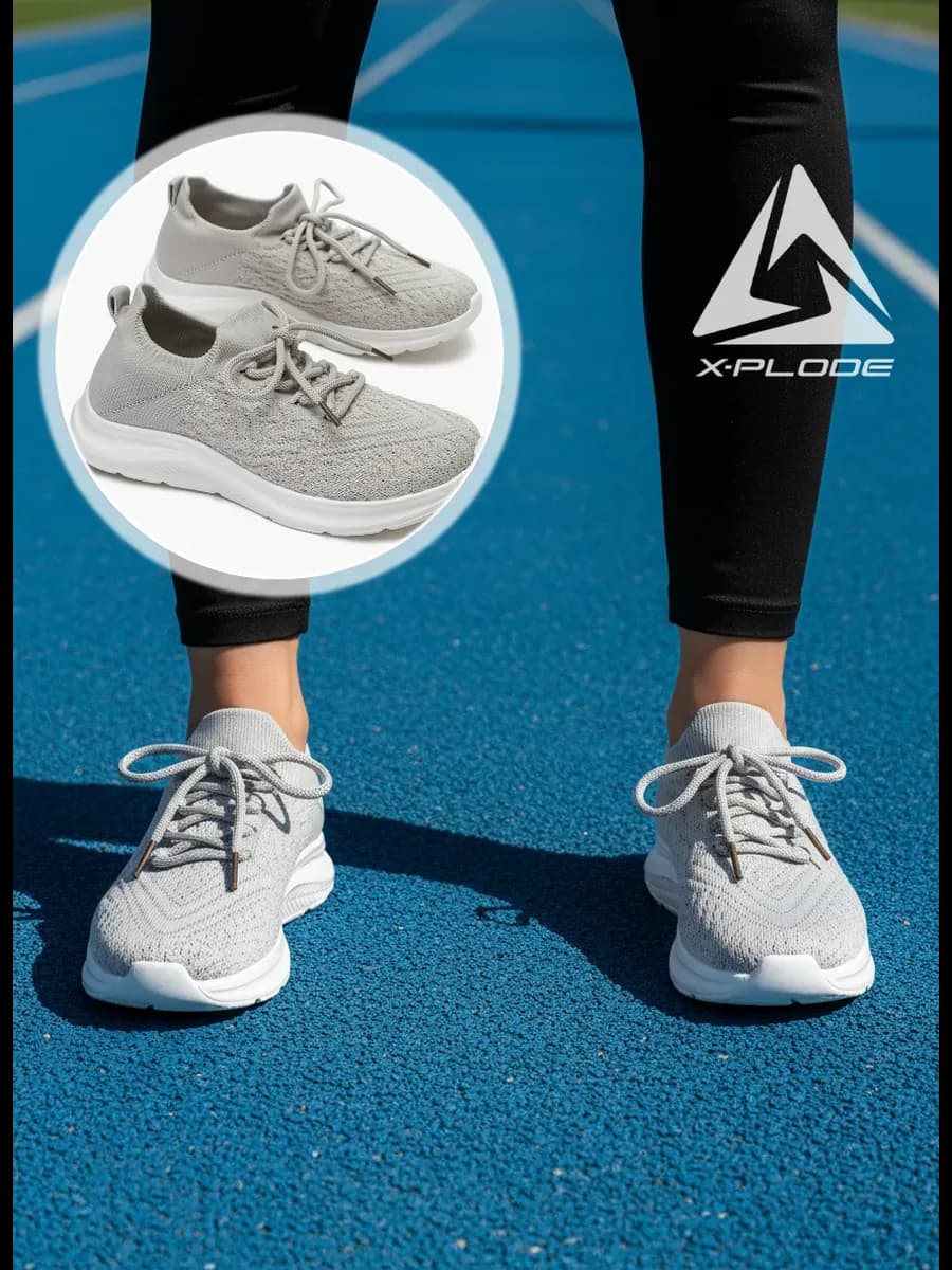 Дышащие текстильные кроссовки для фитнеса и зала