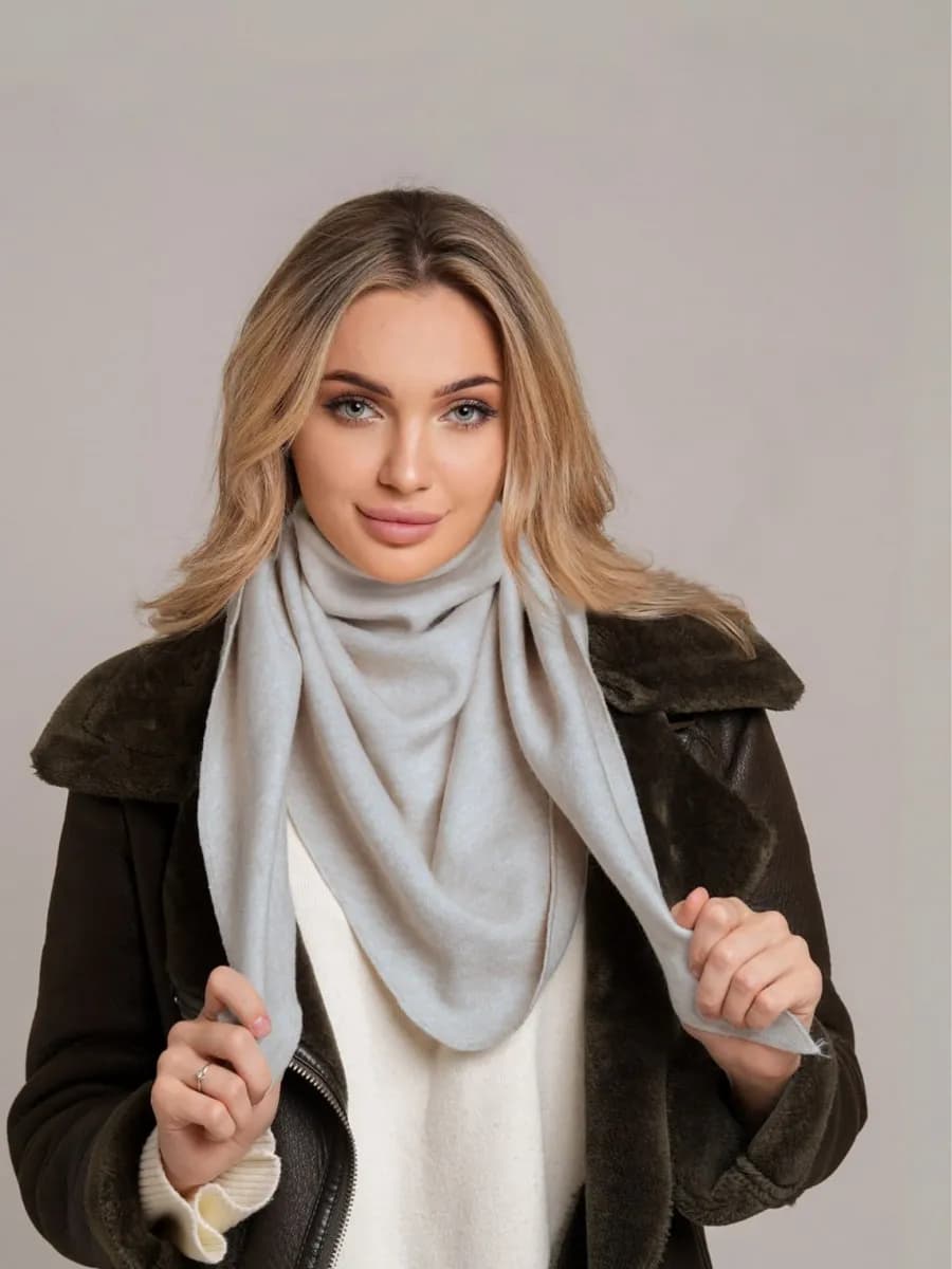 Шарф косынка осенний