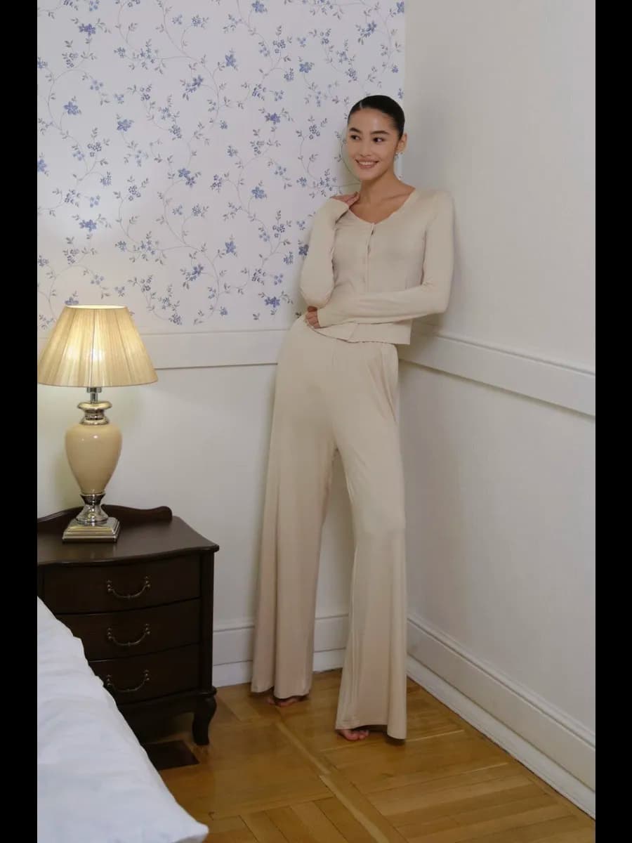 Домашний костюм с длинным рукавом