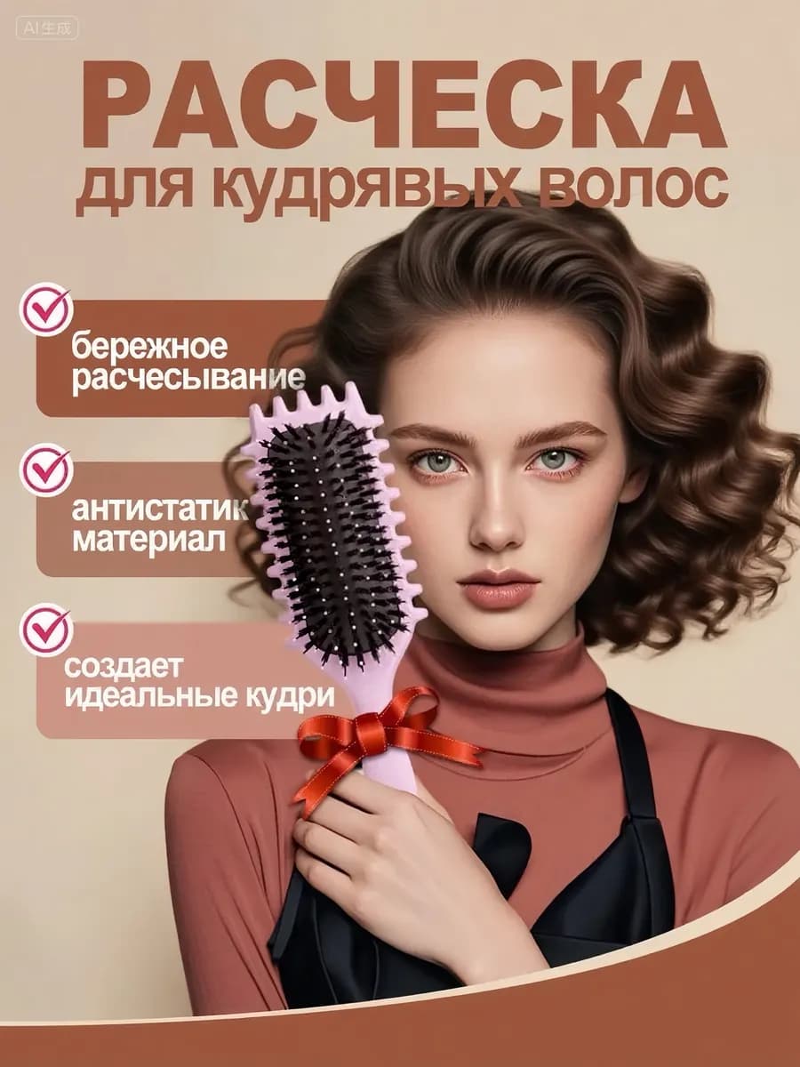 расческа для кудрявых волос