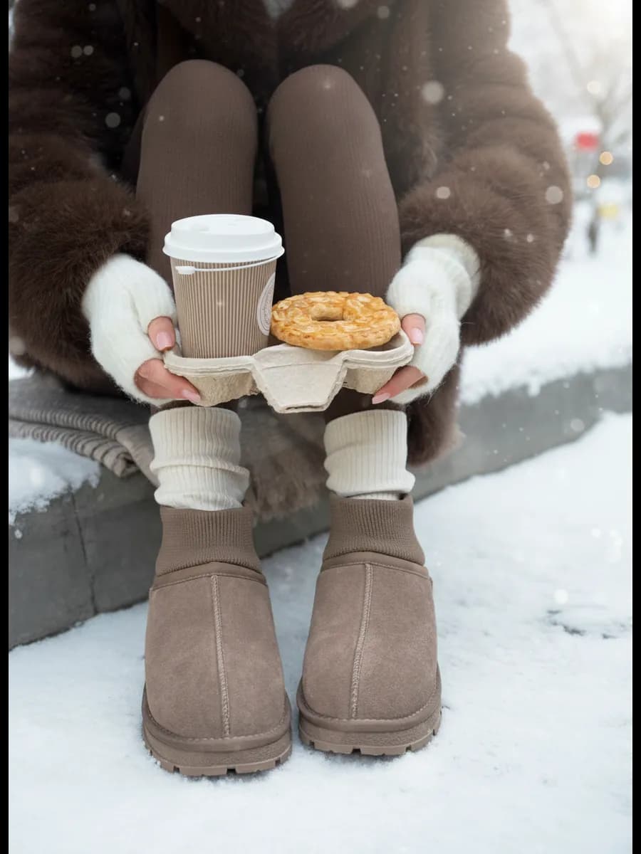 Угги зимние короткие