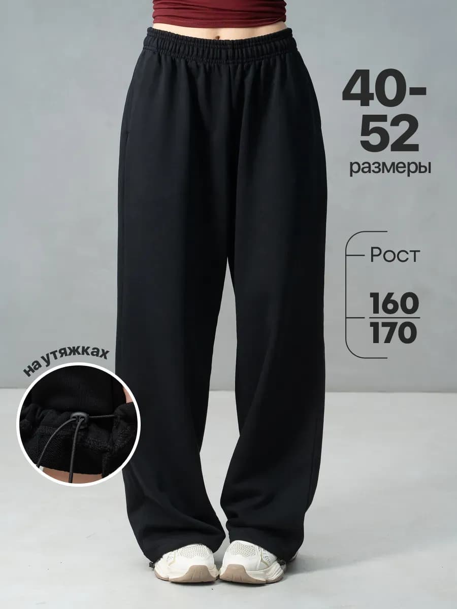 Брюки спортивные палаццо оверсайз