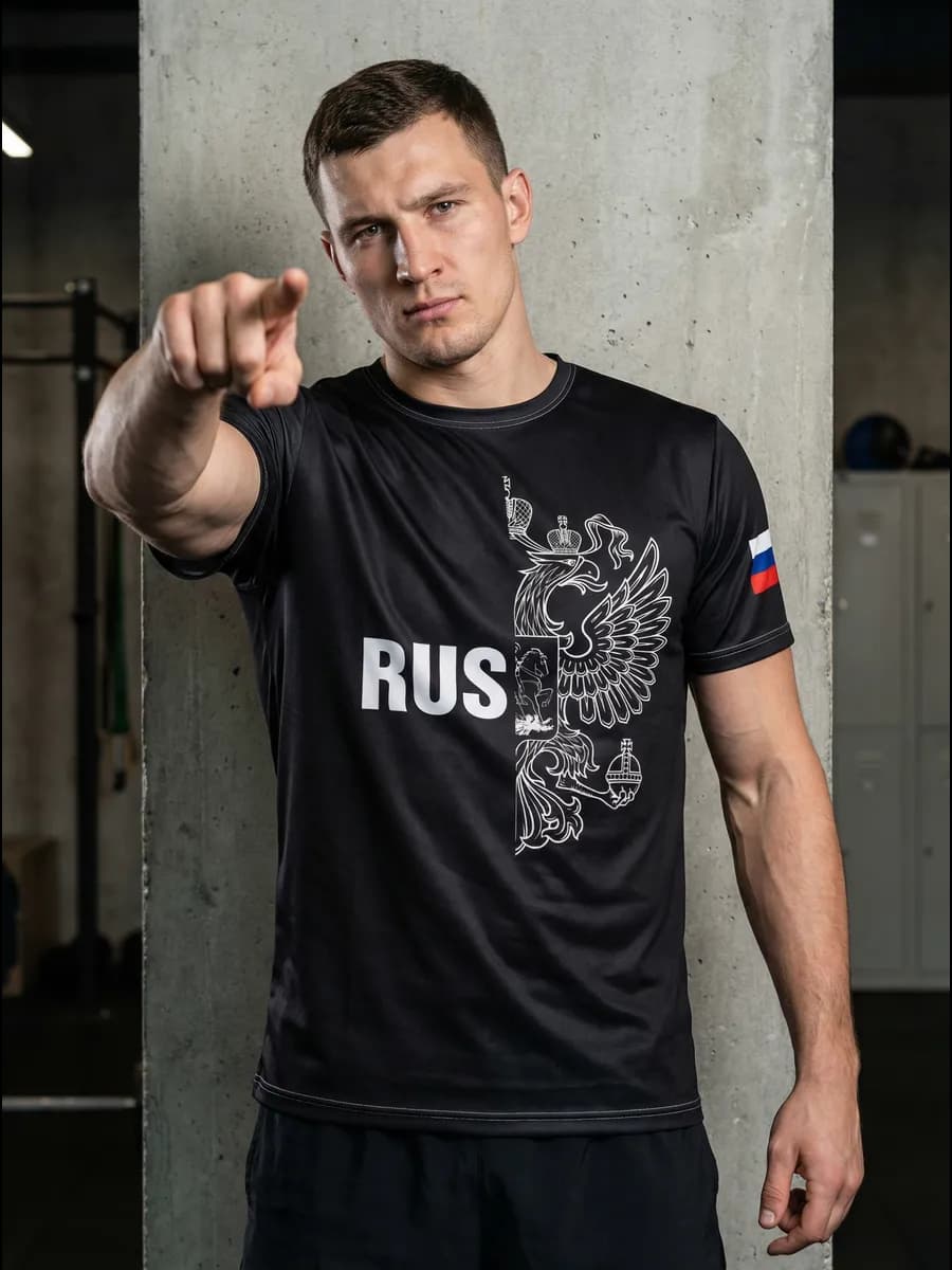 Футболка спортивная для фитнеса бега