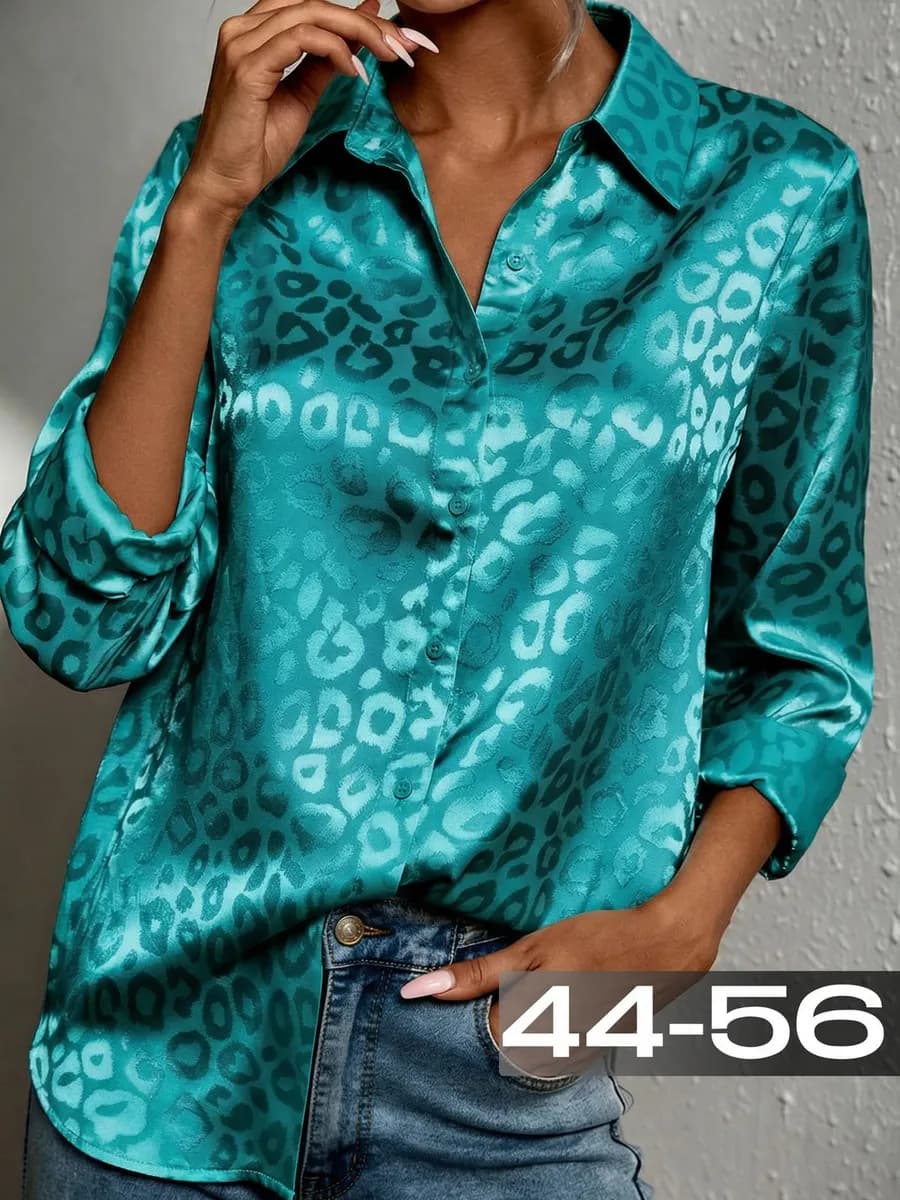 Блузка нарядная шелковая больших размеров