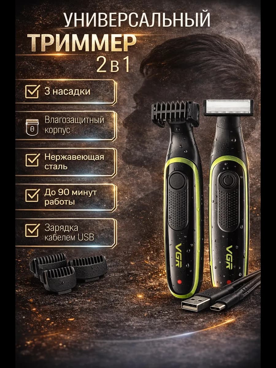 Триммер для интимной зоны всего тела