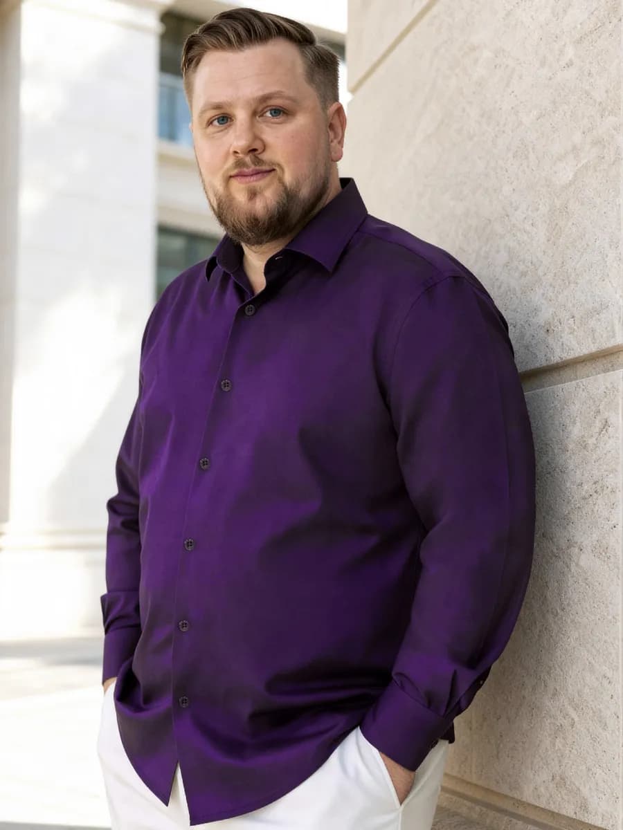 Рубашка классическая с длинным рукавом