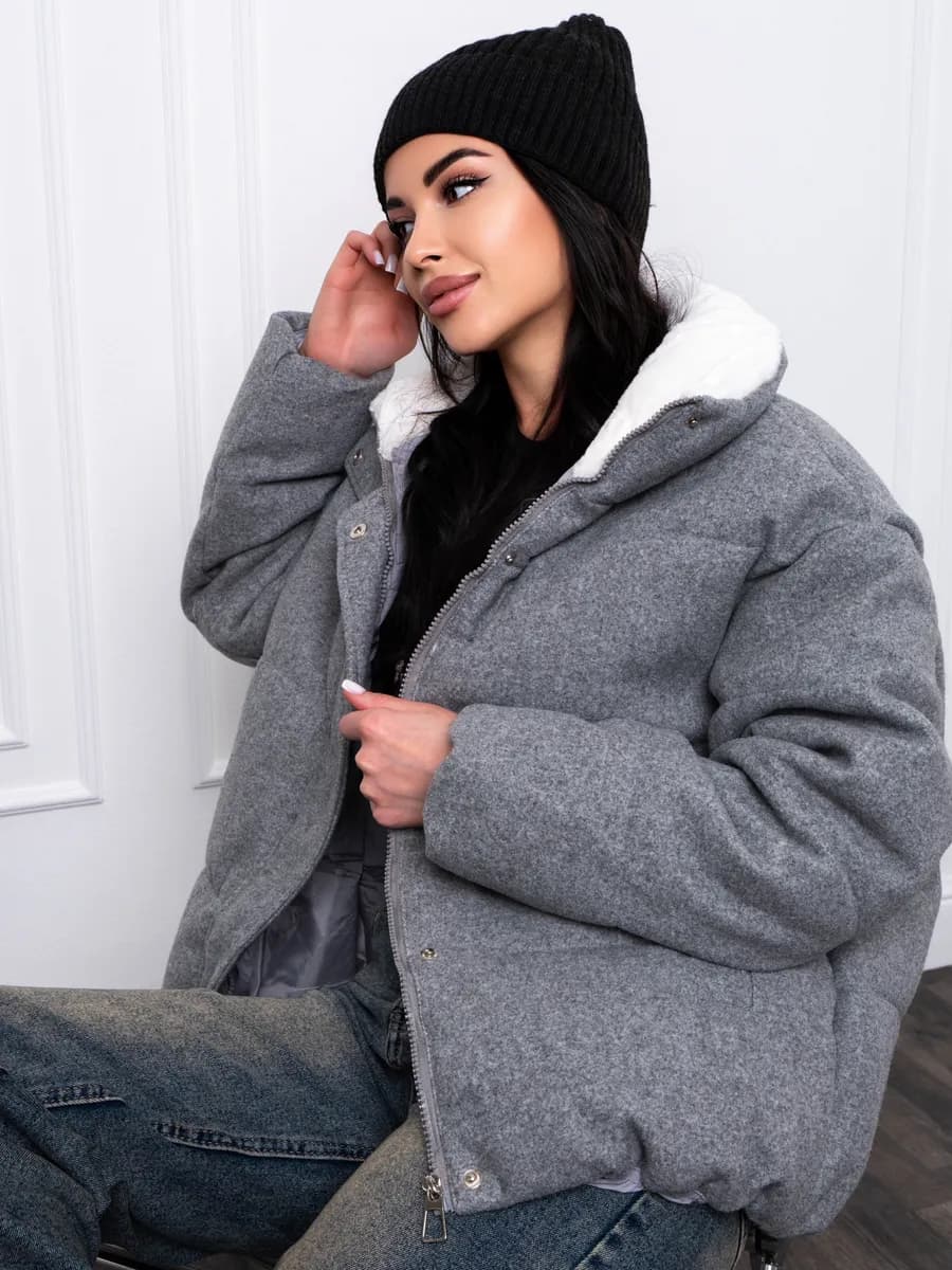 Куртка зимняя без капюшона