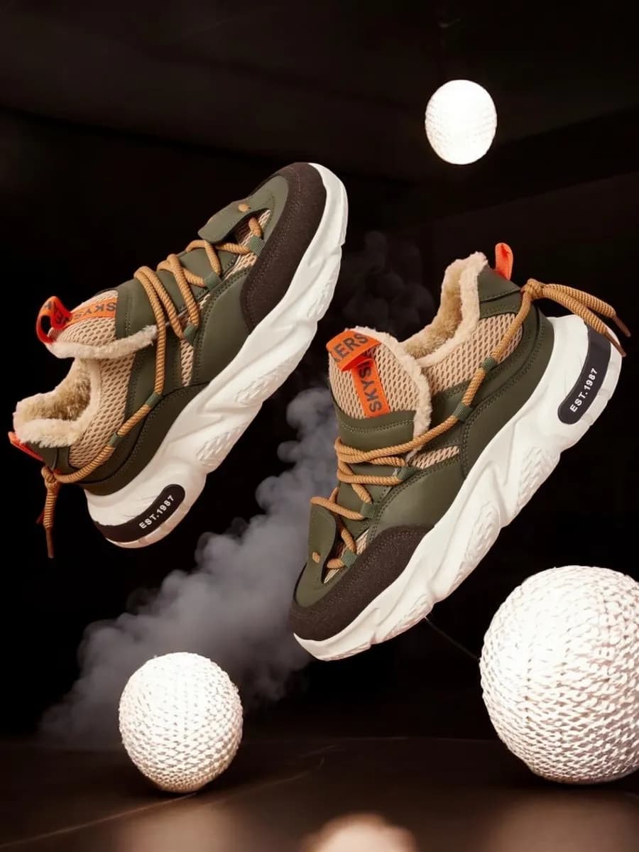 кроссовки зимние теплые на меху