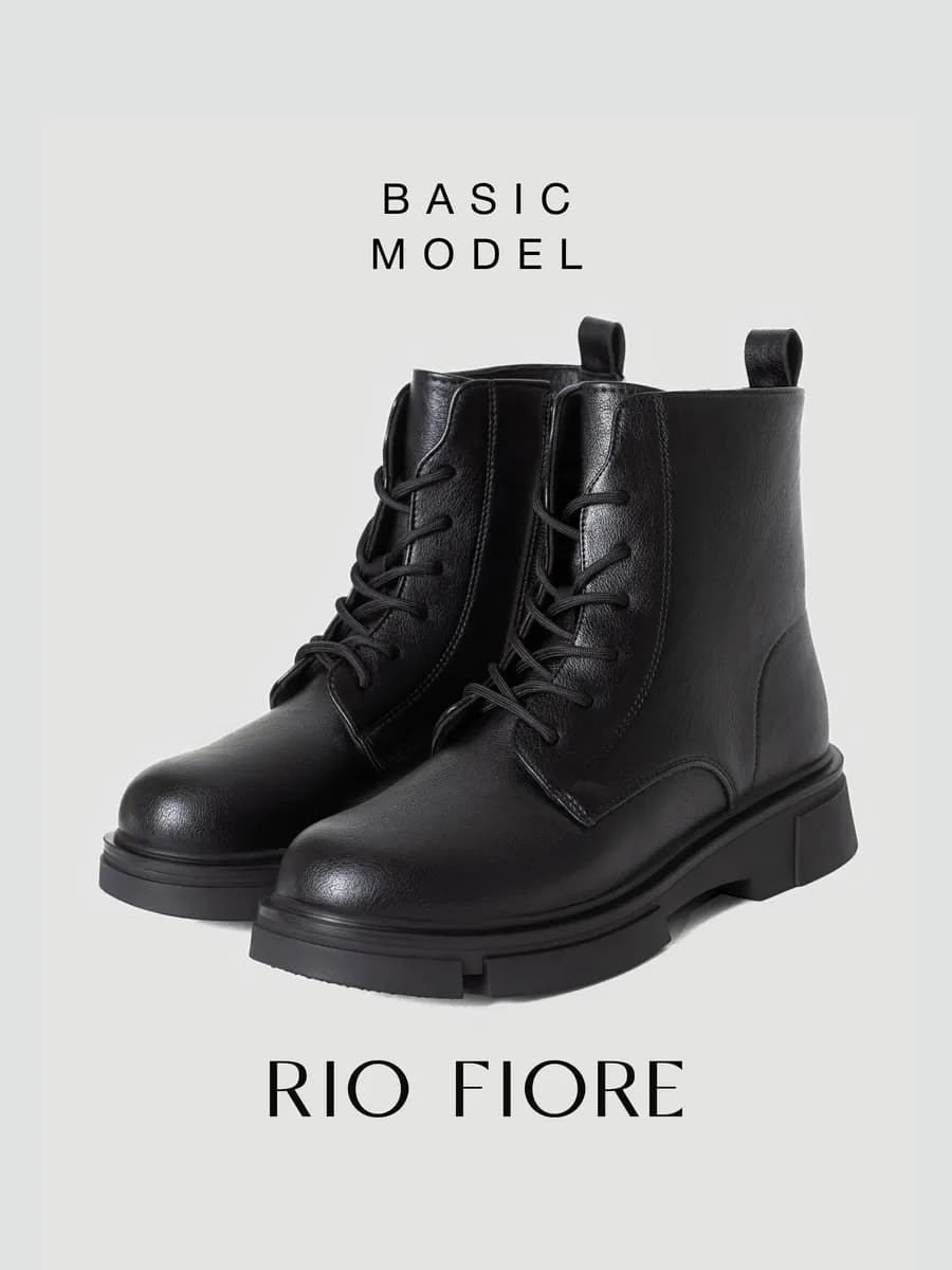 Ботинки демисезонные берцы на шнуровке