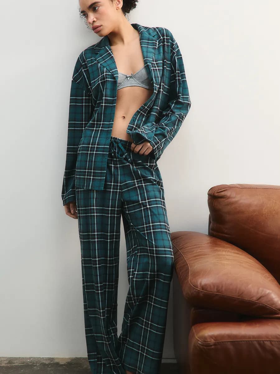 Брюки домашние с принтом