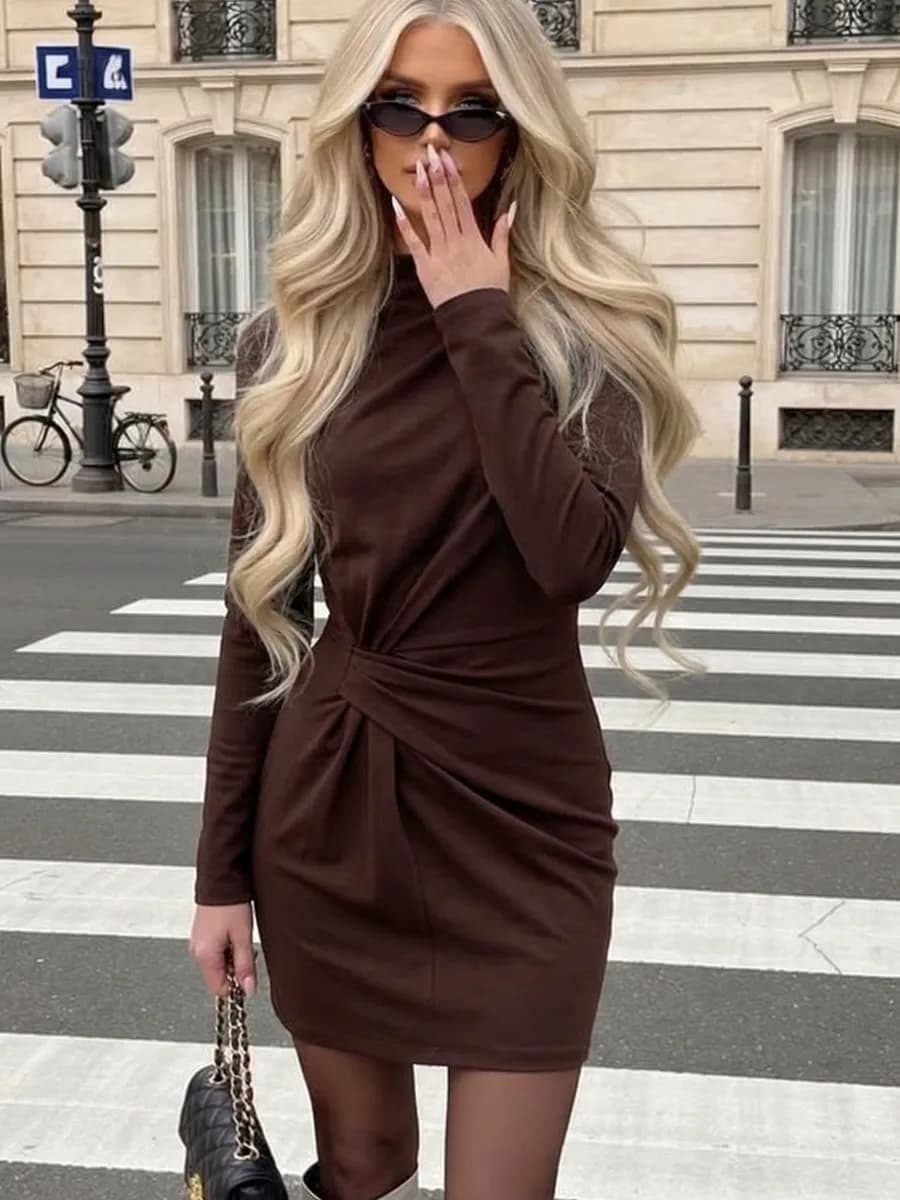 Платье вечернее праздничное мини - фото 1