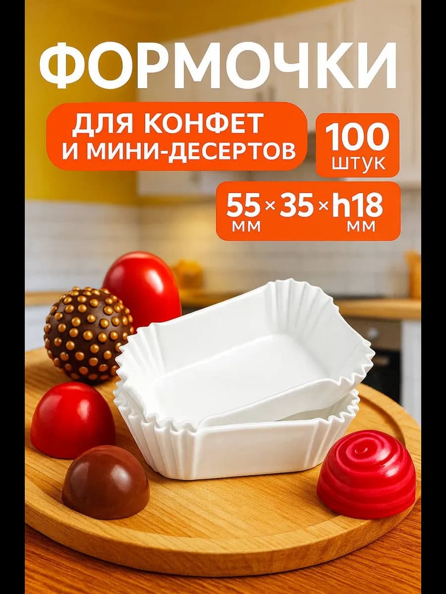 Формочки для шоколадных конфет и мини-десертов