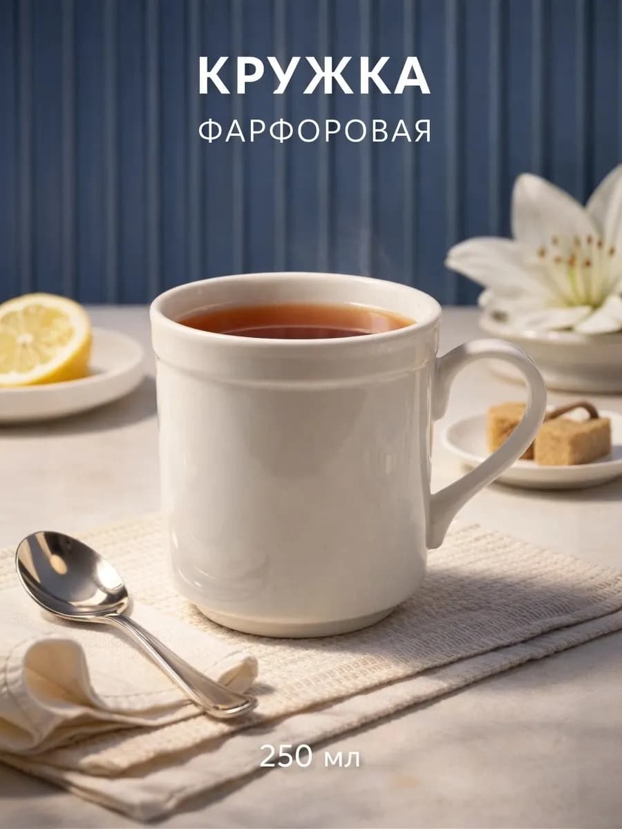 Кружка для чая и кофе, 250 мл