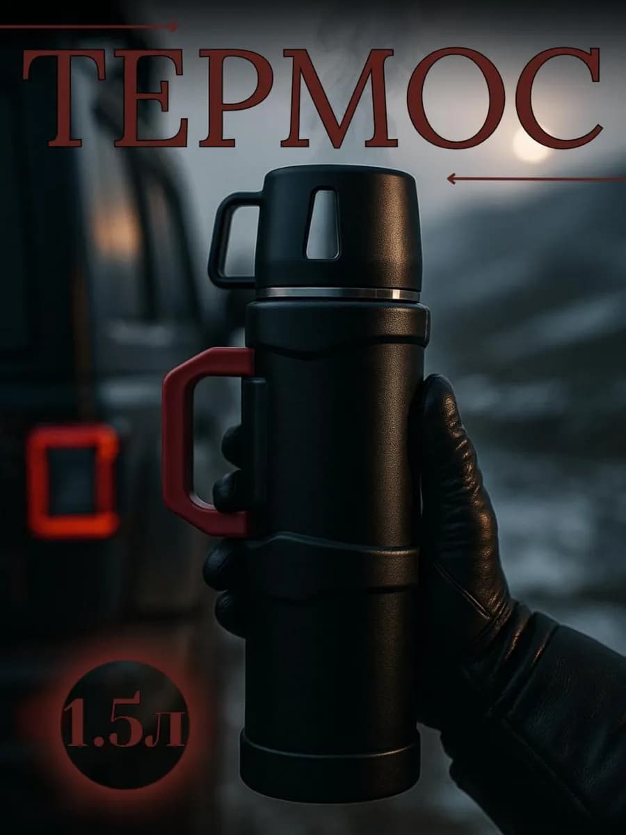 Термос 1,5л толстостенный