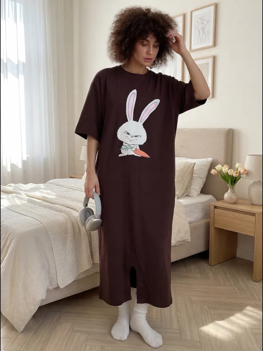 Пижама комбинезон хлопковая оверсайз