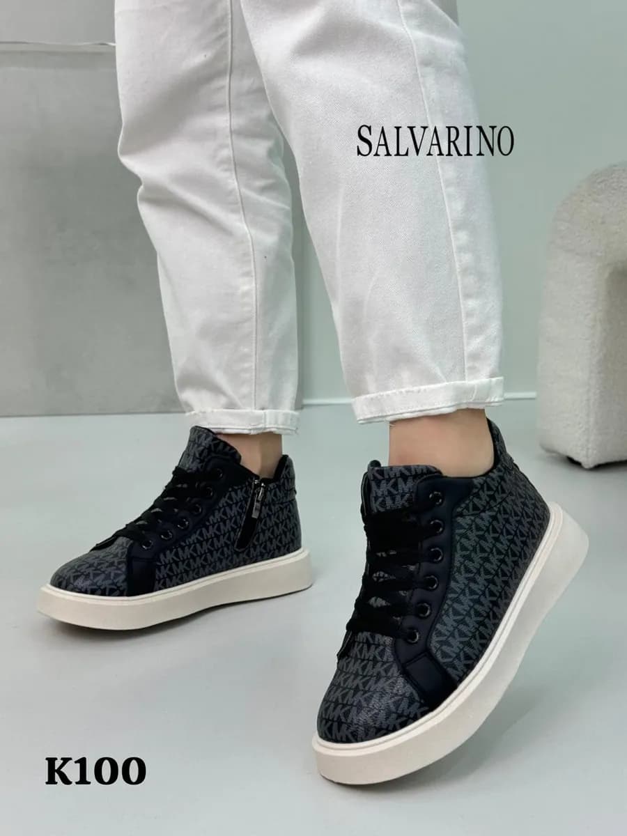 Полуботинки на платформе с мехом кеды