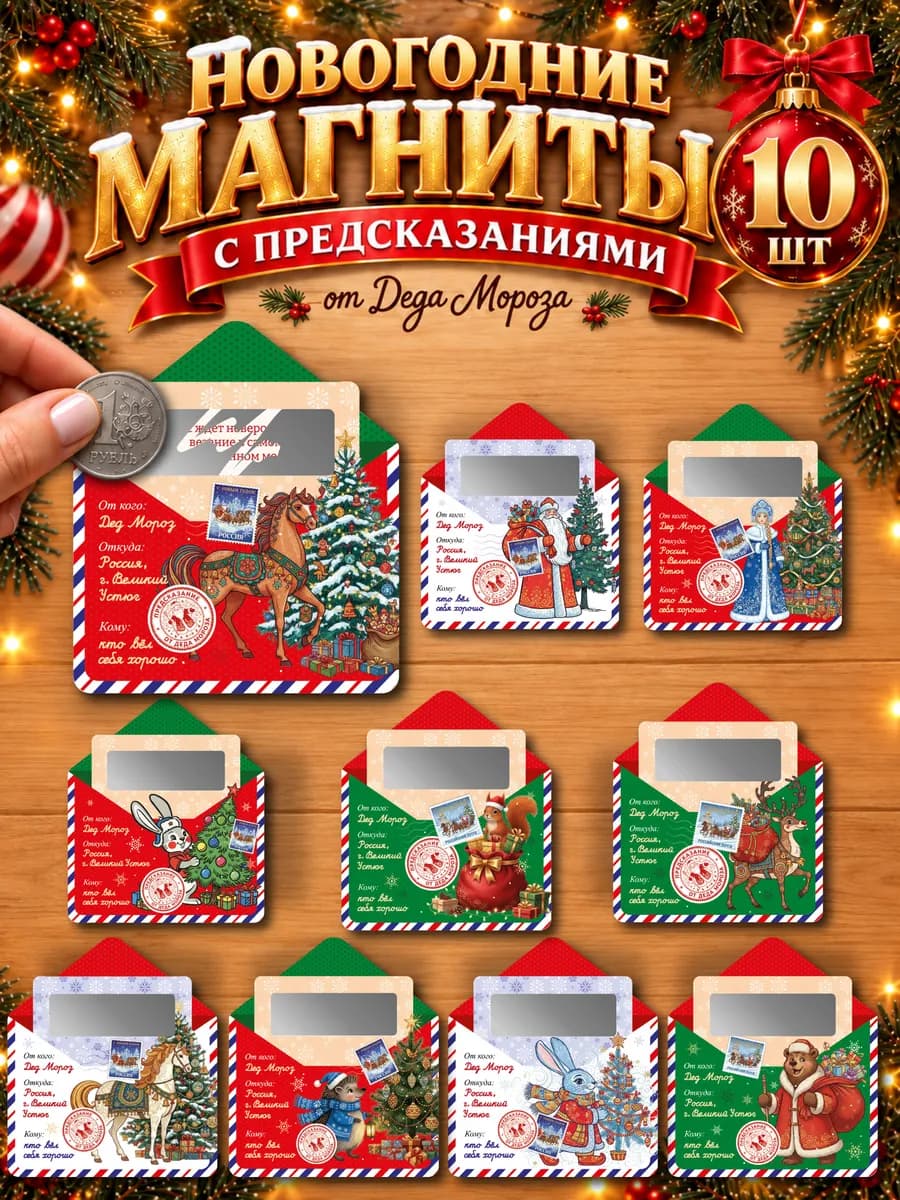 Новый год 2027 символ года Коза набор на подарки сувениры