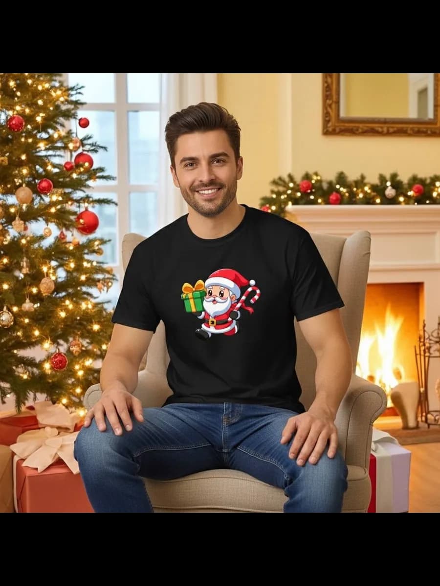 Футболка новогодняя для семейной фотосессии