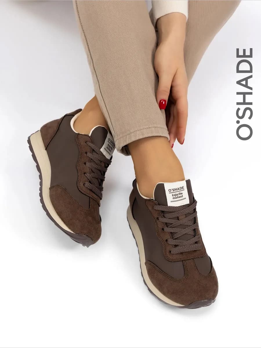 O'SHADE Кроссовки коричневые женские