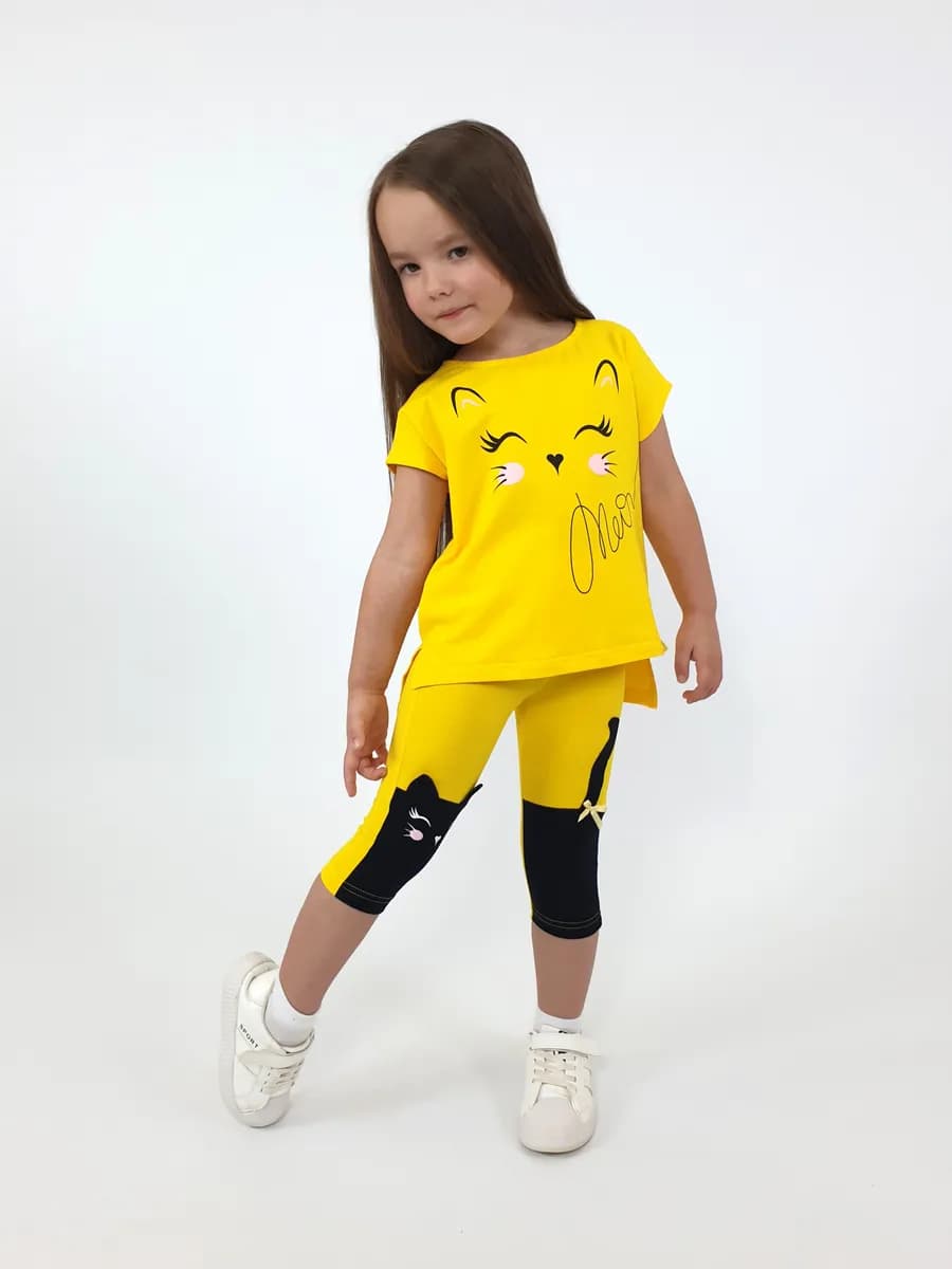 Костюм детский летний с лосинами в садик