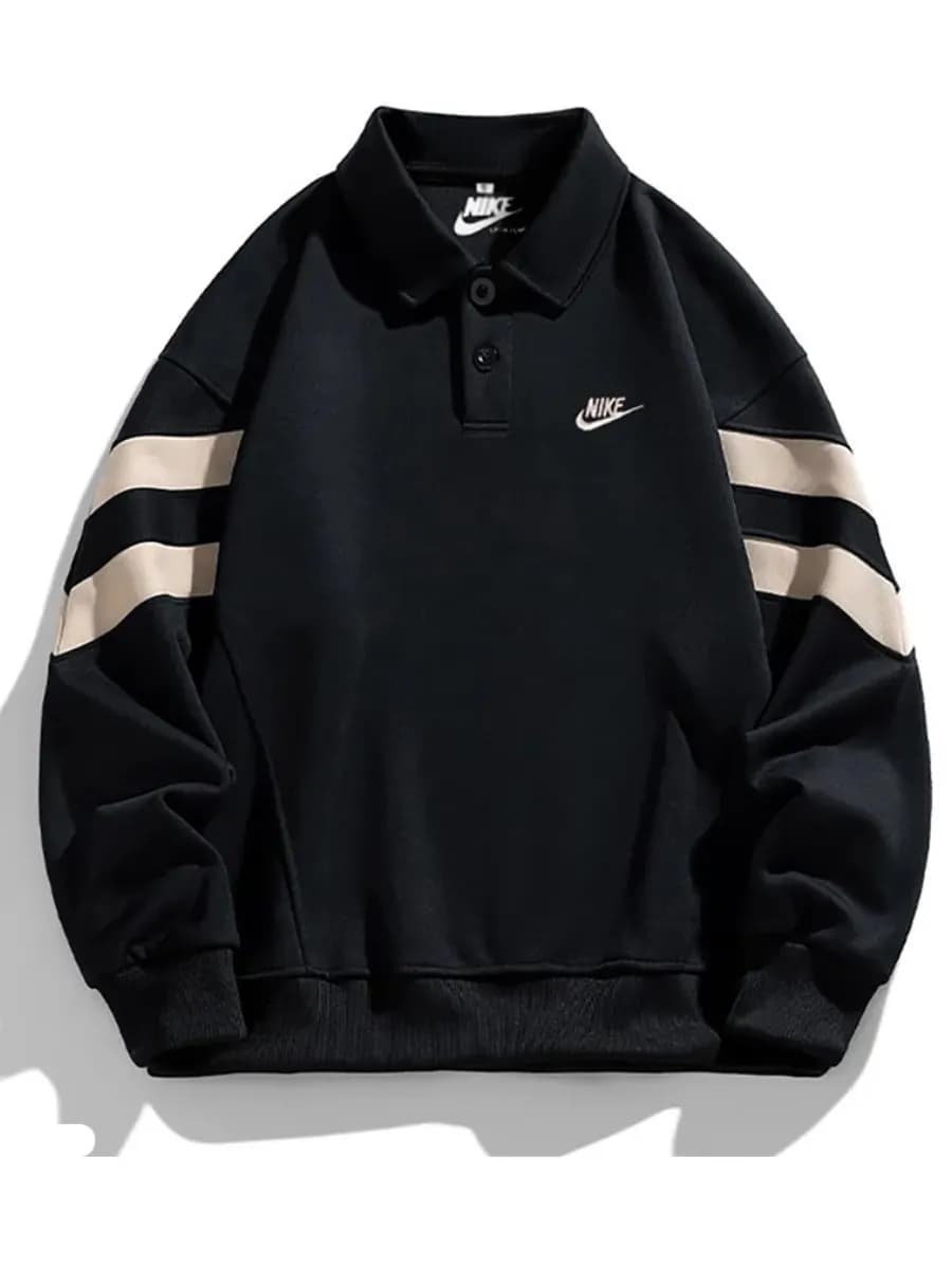 Свитшот-поло найк оверсайз
