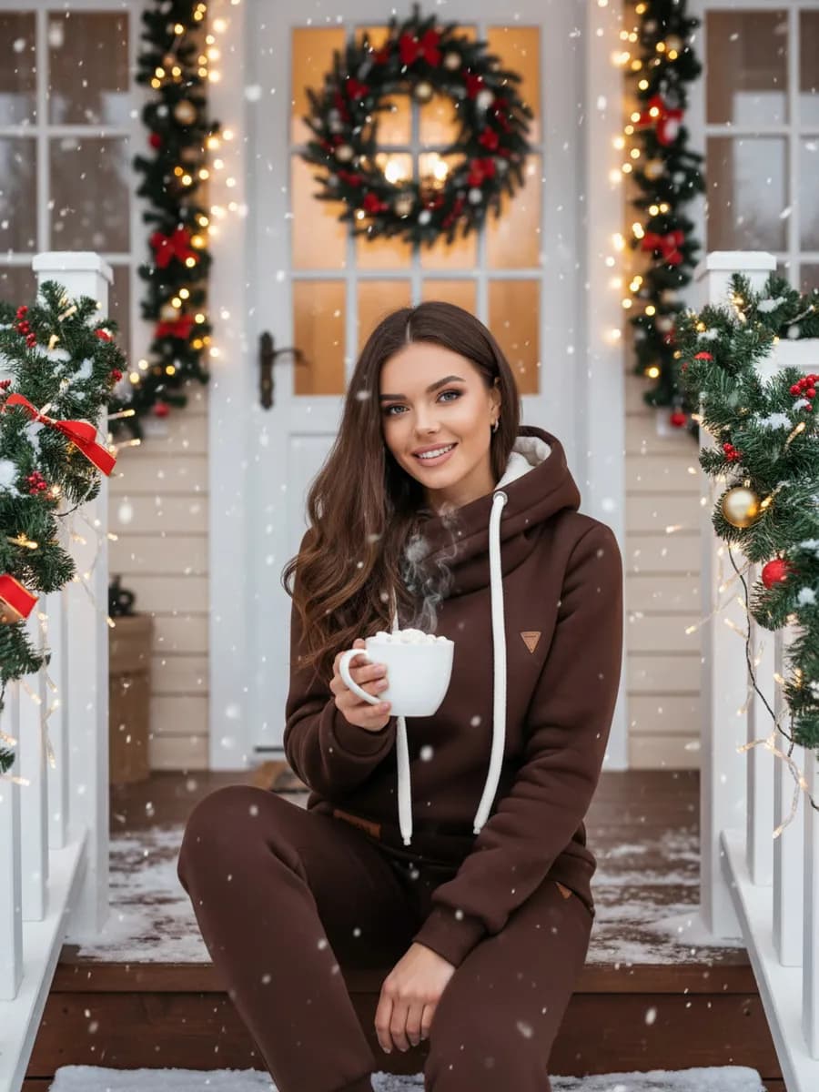 Спортивный костюм теплый с начесом