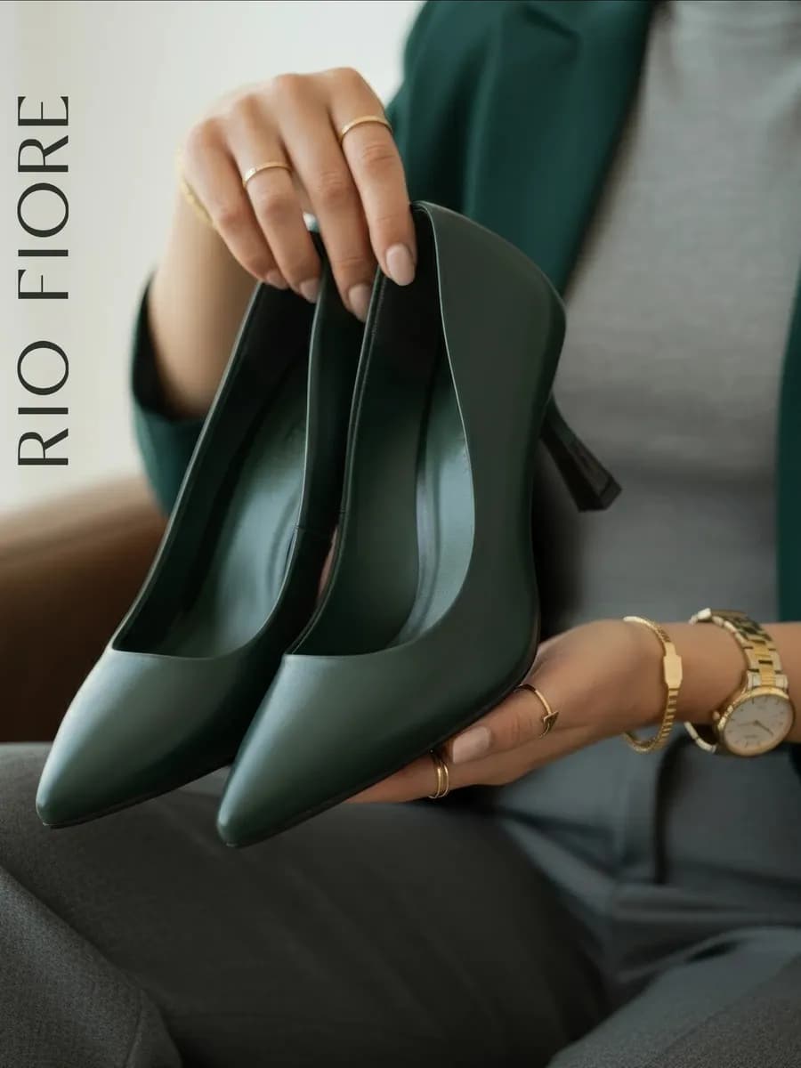 Туфли на каблуке шпильке лодочки вечерние в офис