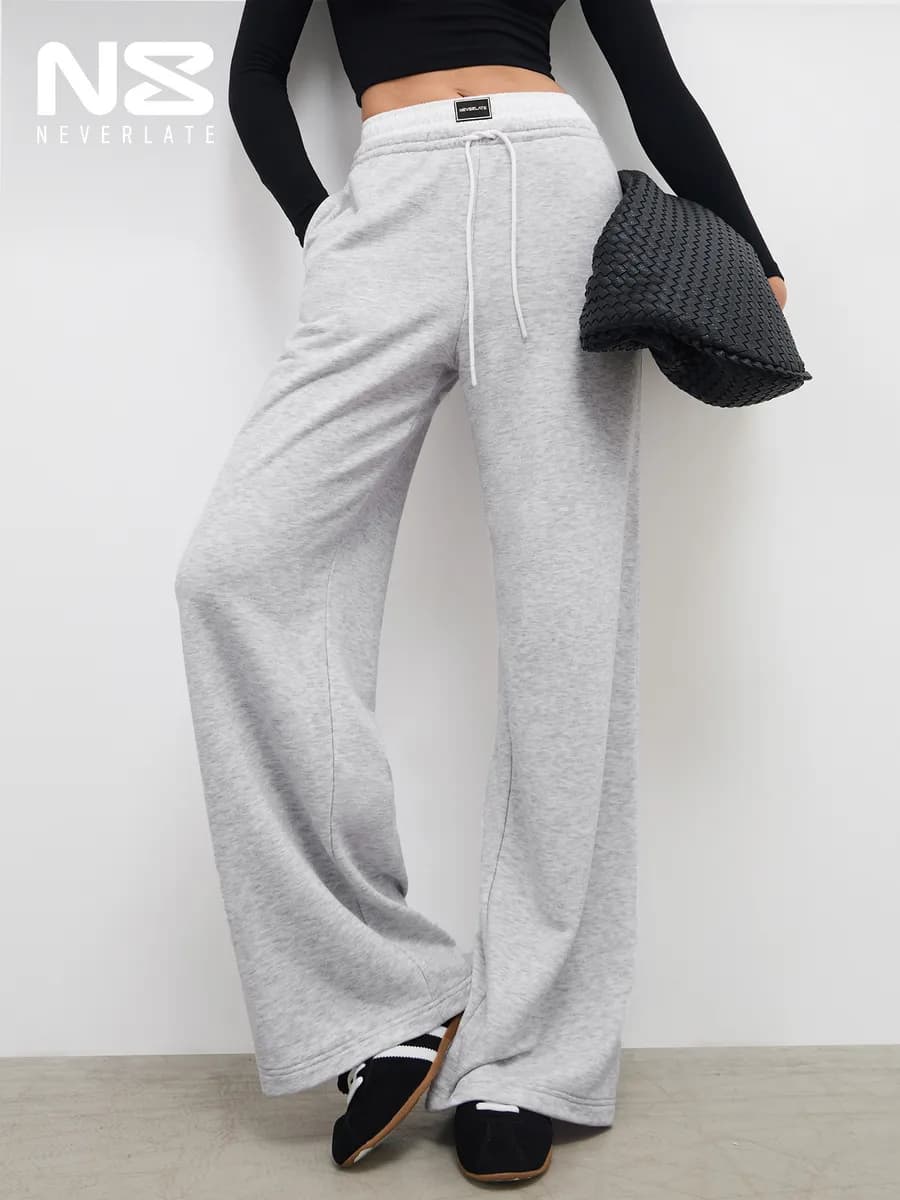 Брюки спортивные прямые палаццо