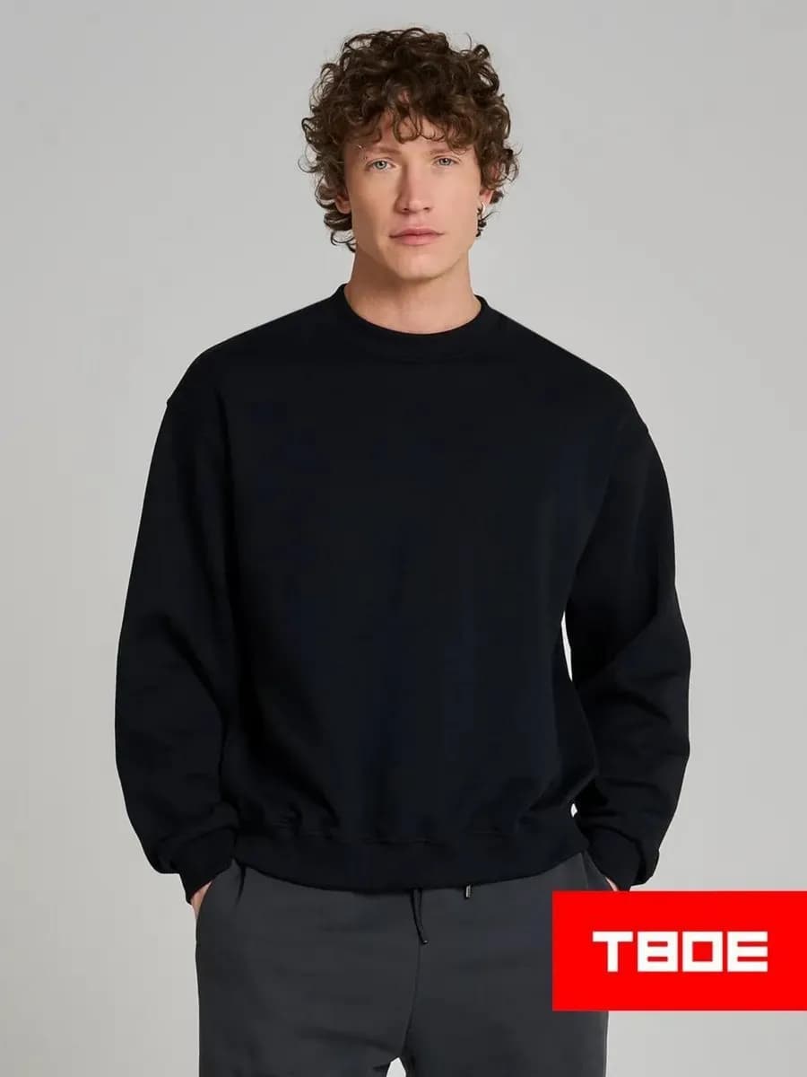 Свитшот свободный без начеса