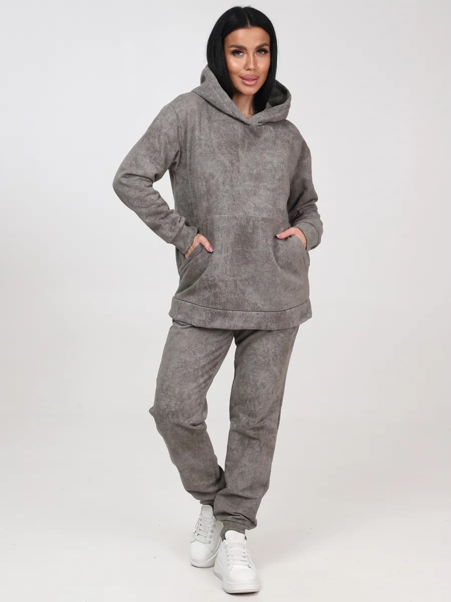 Теплый костюм спортивный с начесом варенка
